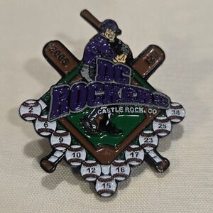 2006 DC Rockers Baseball Team Lapel Pin Castle Rock‎ CO Enamel Metal